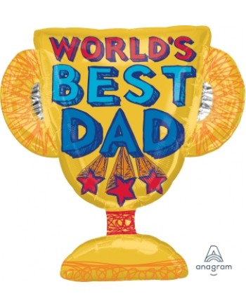 Best Dad Trophy SuperShape